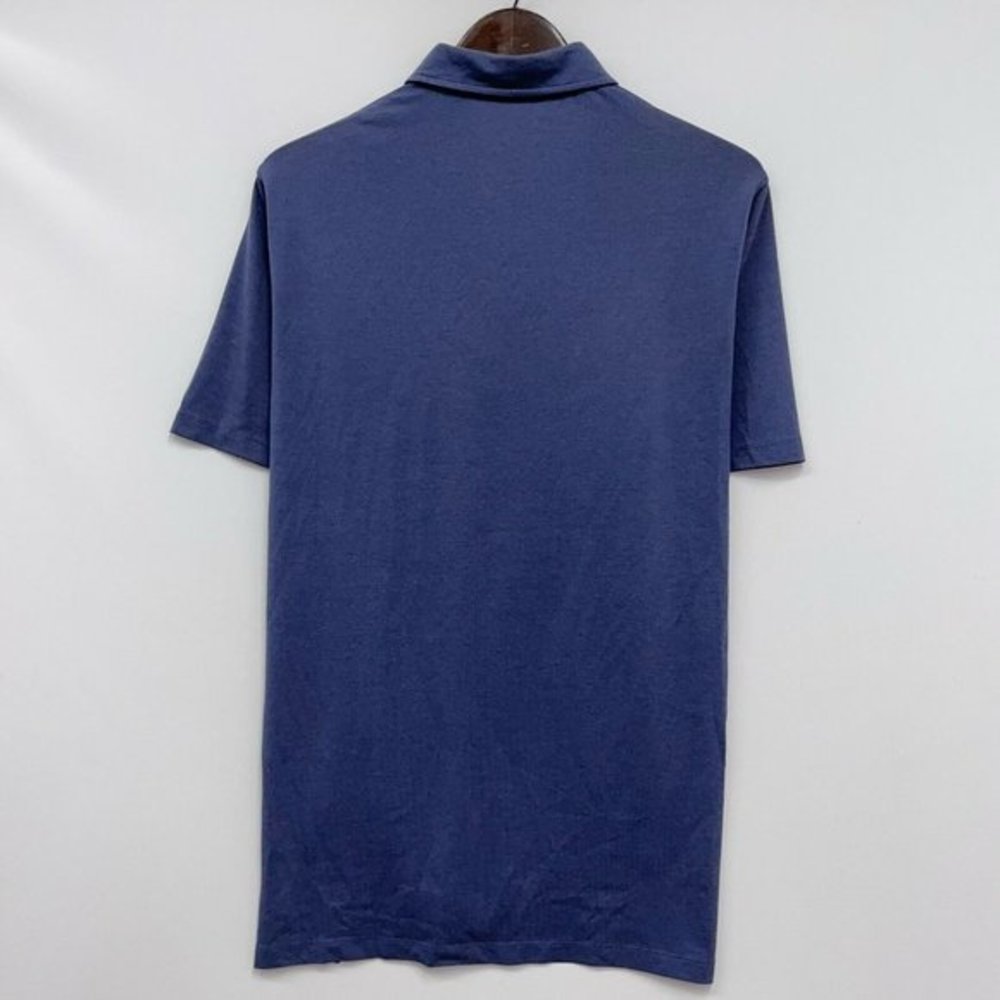 Greyson Mens Golf Polo Shirt Mark Messier Foundation Slate Blue Stretch Sz L euc - Picture 6 of 8
